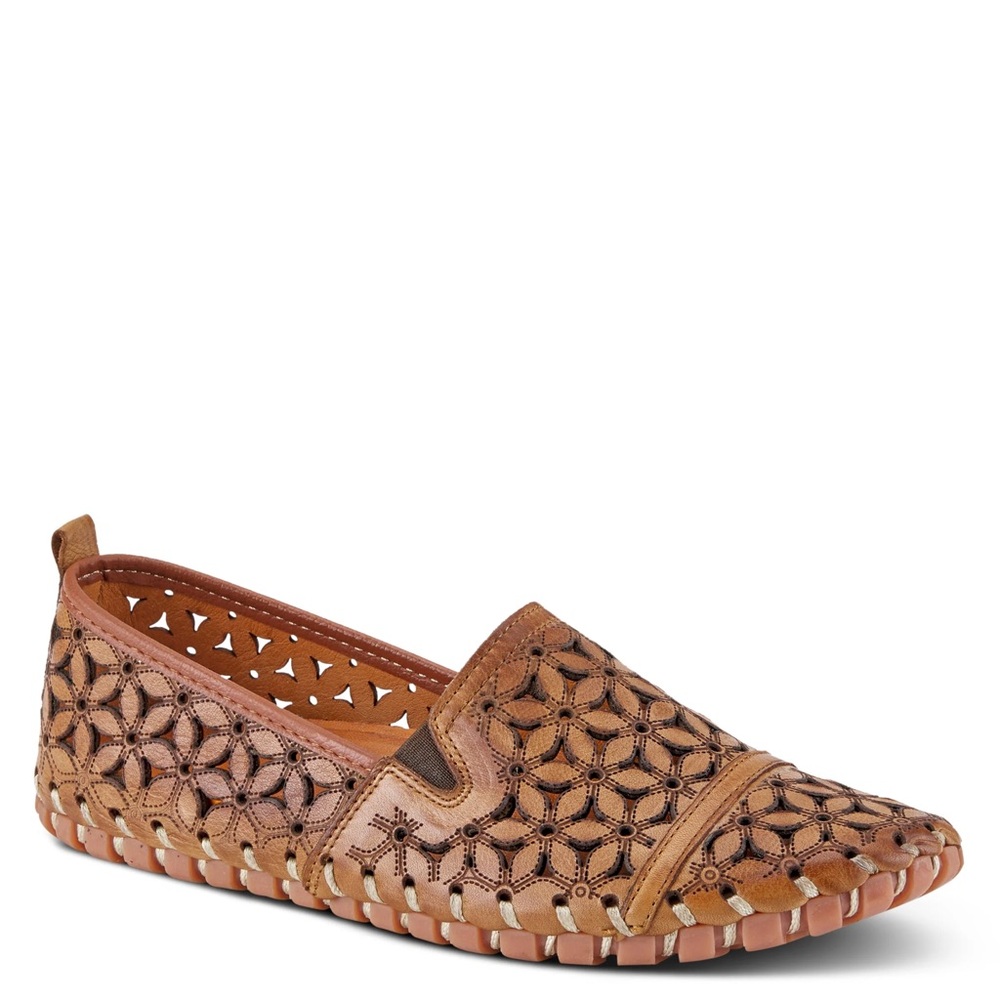 Spring Step Flowerflow Leather Loafer in Light Brown - Size 38 (7.5-8)
